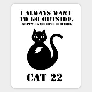 Cat 22 Sticker